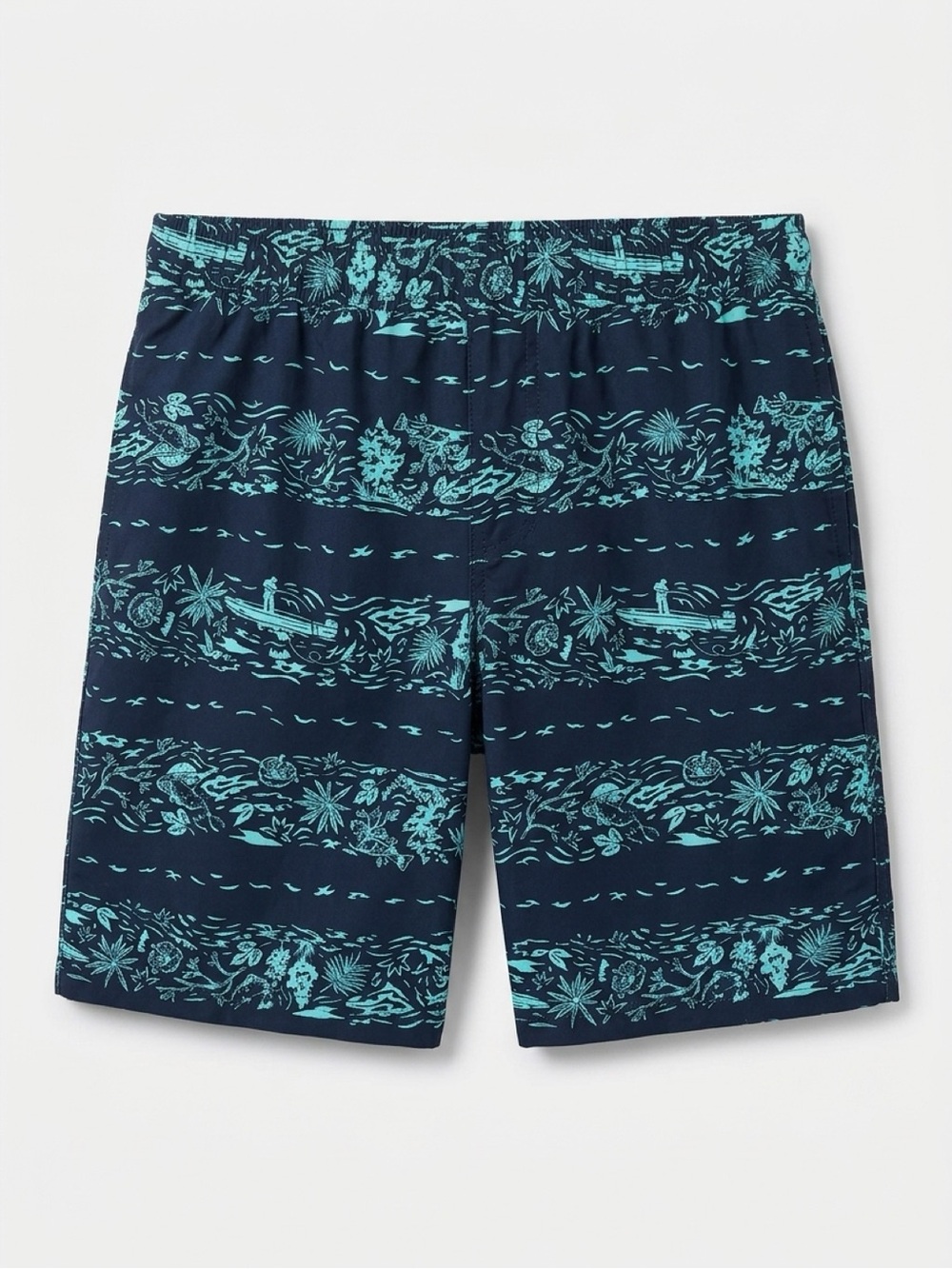 NWT Columbia Boys XL 18/20 Swim Trunks Suit Shorts Lined UPF 50 Omni Shade PFG